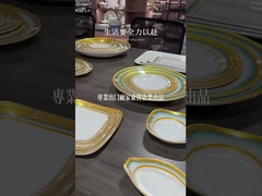 أدوات طاولة ملامين ذات لون أبيض مخصص أدوات فنادق ملامين عالية الجودة