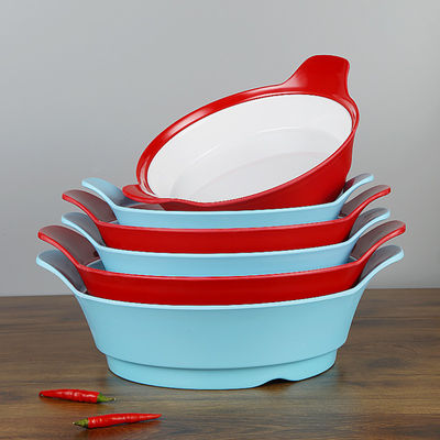 سعر جيد أدوات مائدة من الميلامين مزدوجة اللون 100٪ في المطعم / المقصف الانترنت