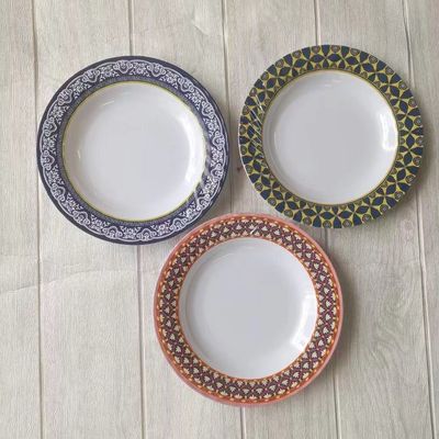 سعر جيد ورق لاصق مطبوع لأدوات المائدة الميلامين الانترنت