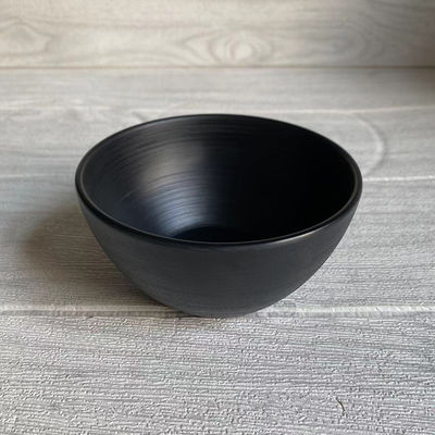 سعر جيد وعاء الميلامين الأسود 100٪ الجودة الغذائية الشعار القابل للتخصيص الانترنت