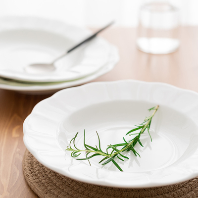 سعر جيد طقم أطباق ميلامين مستدير من White Royal Ware يستخدم في المطعم الانترنت