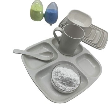 سعر جيد Plastic Raw Material Melamine Powder For Melamine Formaldehyde Resin الانترنت