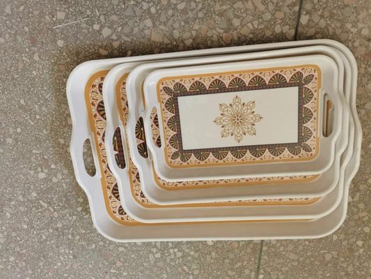 سعر جيد بيع بالجملة مطعم مخصص صناديق خدمة خشبية من مادة بلاستيكية الميلامين الانترنت