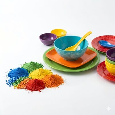 سعر جيد Food Health Standard Melamine Molding Compound For Melamine Crockery الانترنت