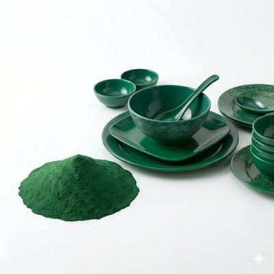 سعر جيد Heat Resistance High Strength Melamine Moulding Compound For Melamine Tableware الانترنت