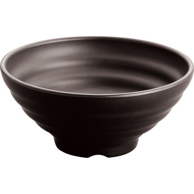 سعر جيد طقم عشاء من الميلامين غير القابل للكسر بالجملة آمن لغسالة الصحون وصديق للبيئة أطباق وأوعية سوداء غير لامعة الانترنت