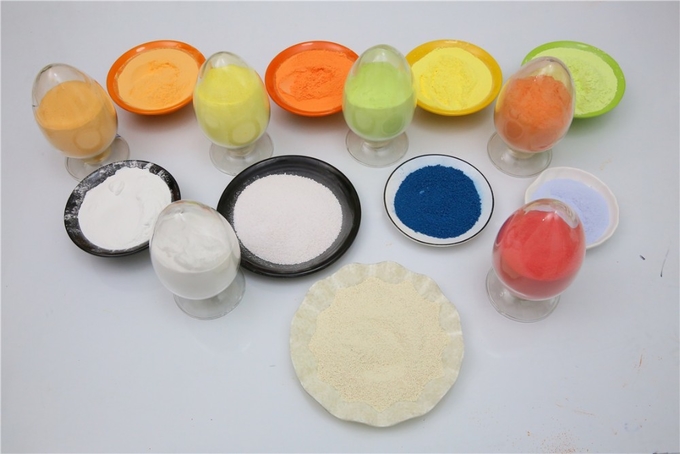 98٪ دقيقة من مسحوق الميلامين متعدد الألوان لتنظيف أواني الطعام بالفرشاة 0